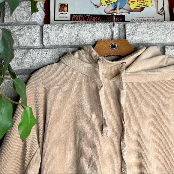 Anthropologie Daily Practice Ribbed Hoodie - Picture 7 of 9